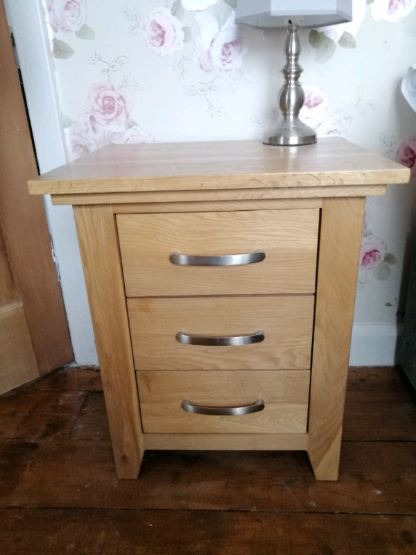 Solid oak bedside tables | in Chard, Somerset | Gumtree