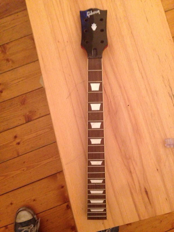 Sold! Les Paul standard bolt on neck with tuners and truss rod in