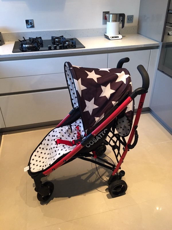 COSATTO Yo Pushchair Stroller Black & White Stars Limited Edition in