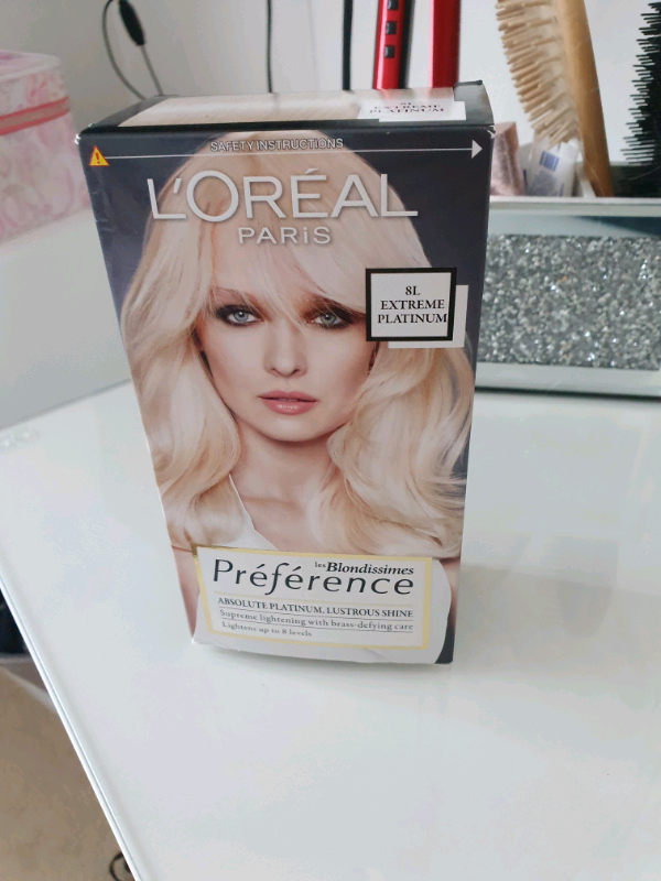 New Loreal Extreme Platinum Blonde Hair Dye 1 Box In Bognor