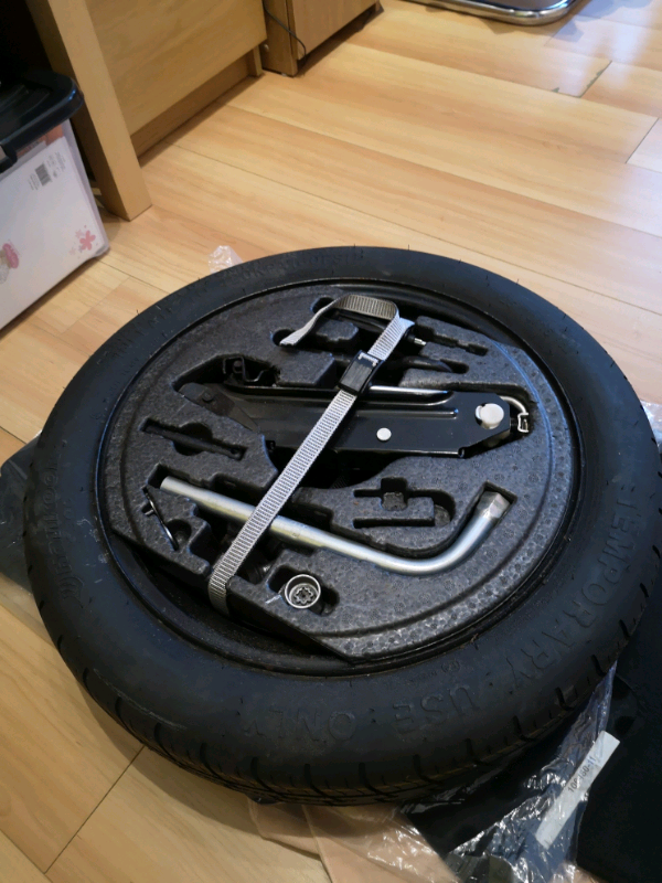 Audi A3 20082012 Space Saver Spare Wheel & Jack & Wheel Brace Kit in