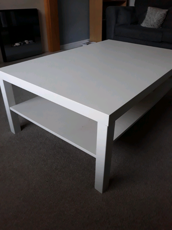 Large white Ikea Lack coffee table in Lincoln, Lincolnshire Gumtree