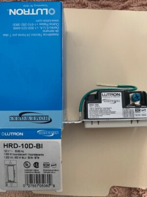 Lutron HomeWorks RF Maestro Local Control HRD-10D-BI Biscuit Color - (Brand New)