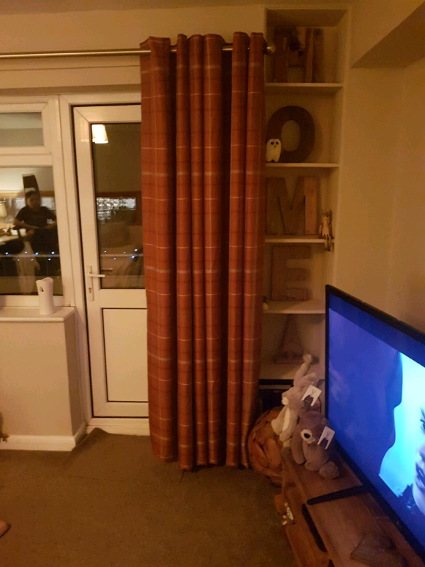 Burnt Orange Curtains In Totton Hampshire Gumtree