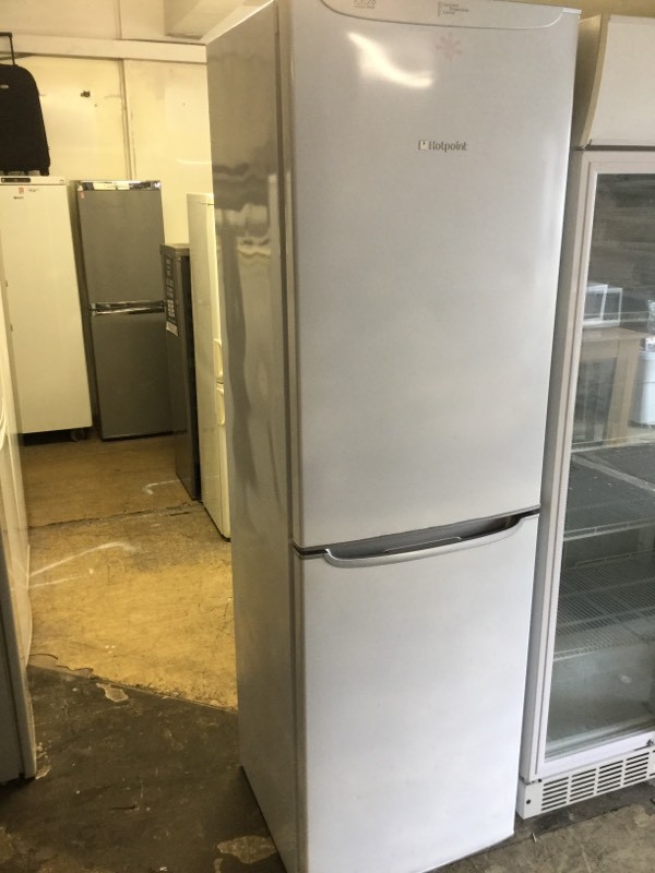 Hotpoint white Tall Fridge Freezer frost free in Plymouth, Devon