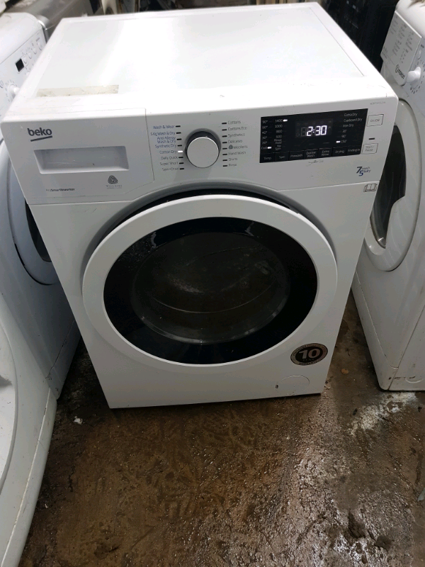 BEKO DIGITAL DISPLAY WASHER DRYER(7KG)*1400RPM)(SMART INVERTER) in