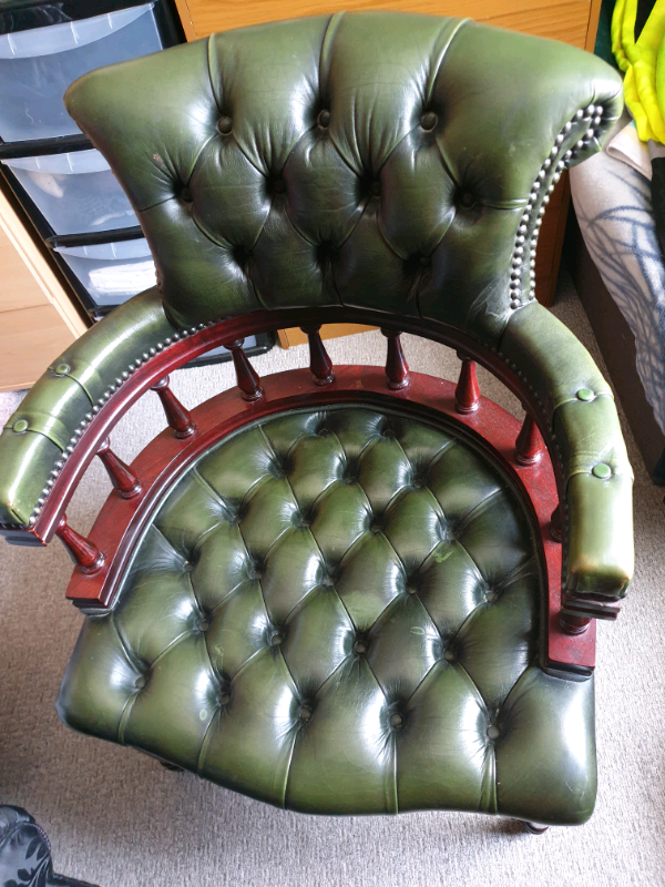 Green Chesterfield Office Chair in Carlisle, Cumbria Gumtree