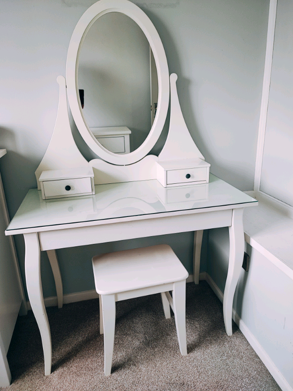 IKEA Hemnes dressing table and stool | in Thetford, Norfolk | Gumtree
