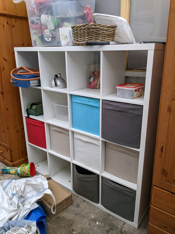 IKEA kallax/expedit 4x4 white shelving unit in Bournemouth, Dorset Gumtree