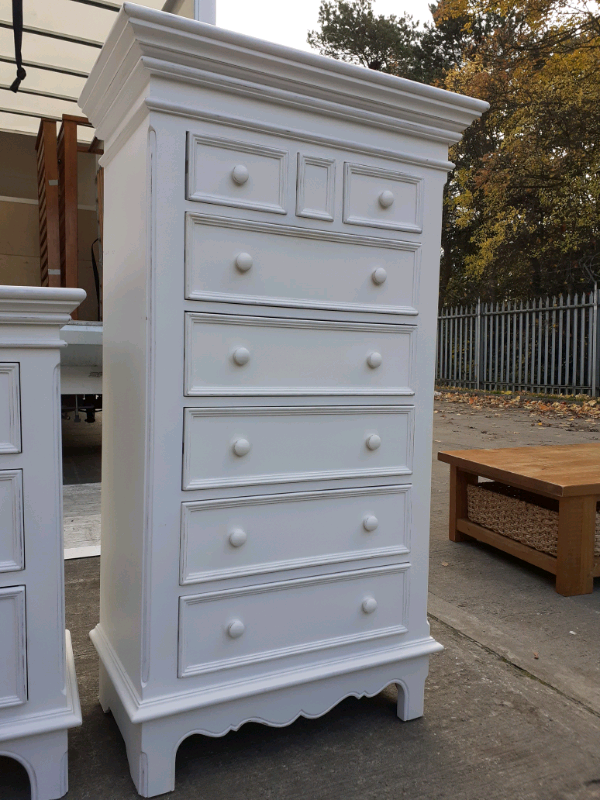 Stunning white tall chest of Drawers in Peterlee, County Durham Gumtree