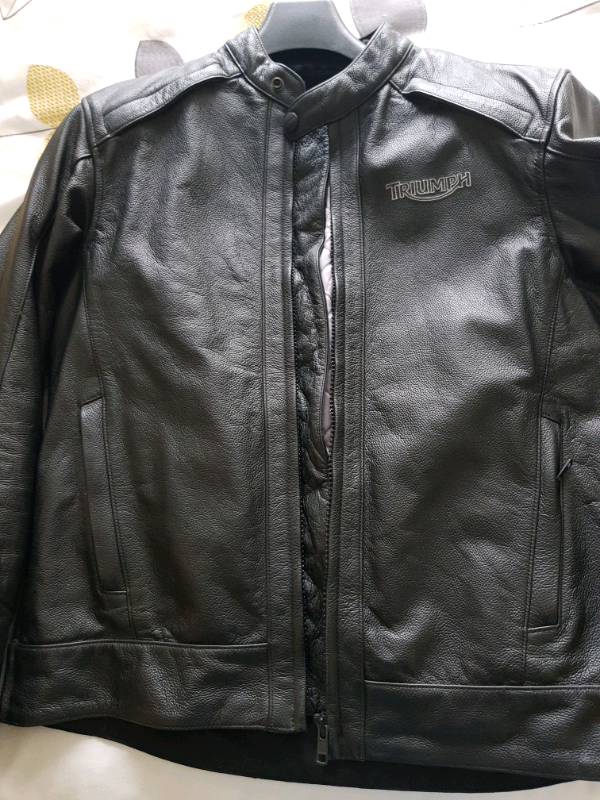 triumph leather jacket for sale