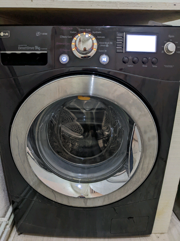 LG direct drive 9kg washing machine showing fault code in Clifton