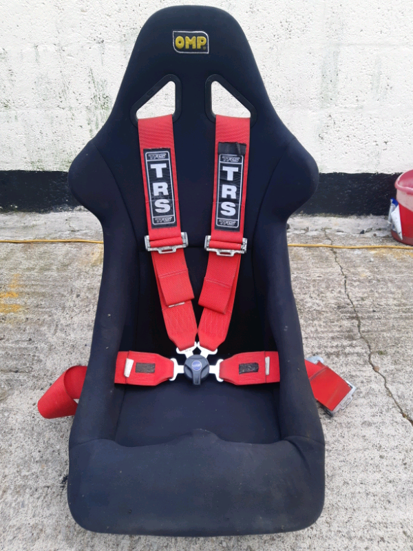 2x bucket seats and TRS harnesses Sparco OMP track race rally in Armagh, County Armagh Gumtree
