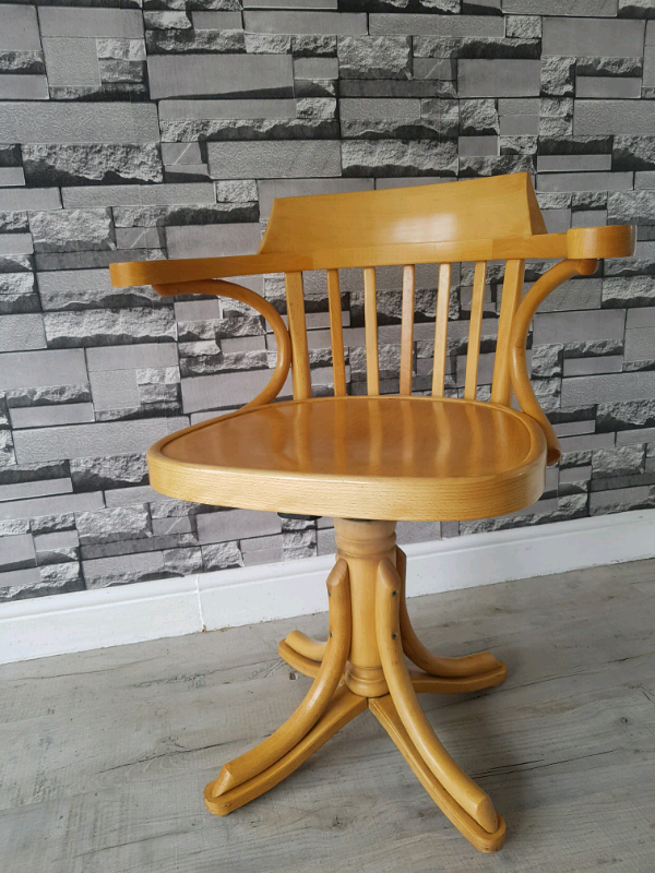 Stunning solid wood beech Bentwood captains/desk chair in Houghton Le