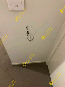 Plaster Wall Hole Fixing Cracks Dents Garage Wall Repair