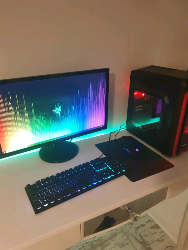 Full Fierce Gaming Pc Computer Set Up Specs In Description In