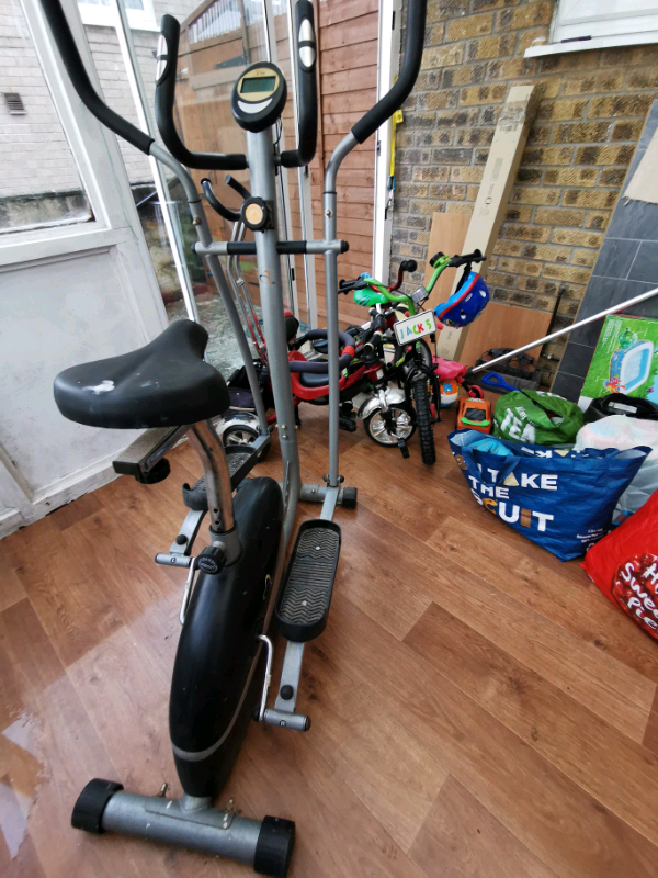 v fit cross trainer bike