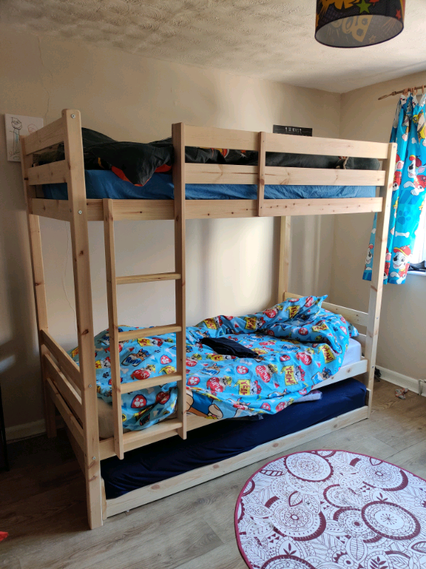 Nearly New Bunk Bed With Trundle In, Strictly Bunk Beds