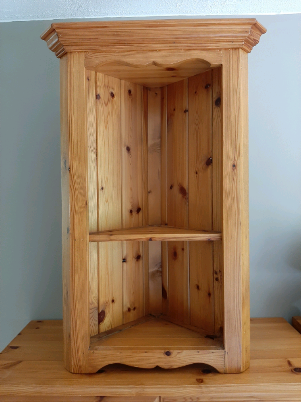 Solid Pine Corner Shelf Unit Cupboard in HenleyonThames, Oxfordshire Gumtree