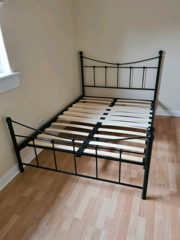 Used Black Double Bed Frame For Sale in Knightswood, Glasgow Gumtree