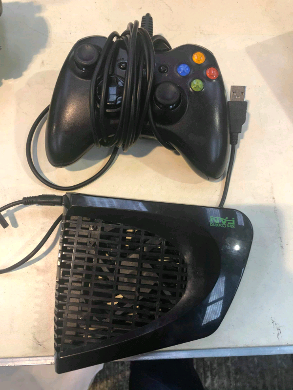 Xbox 360 controller and cool.down fan in Newcastle, Tyne and Wear