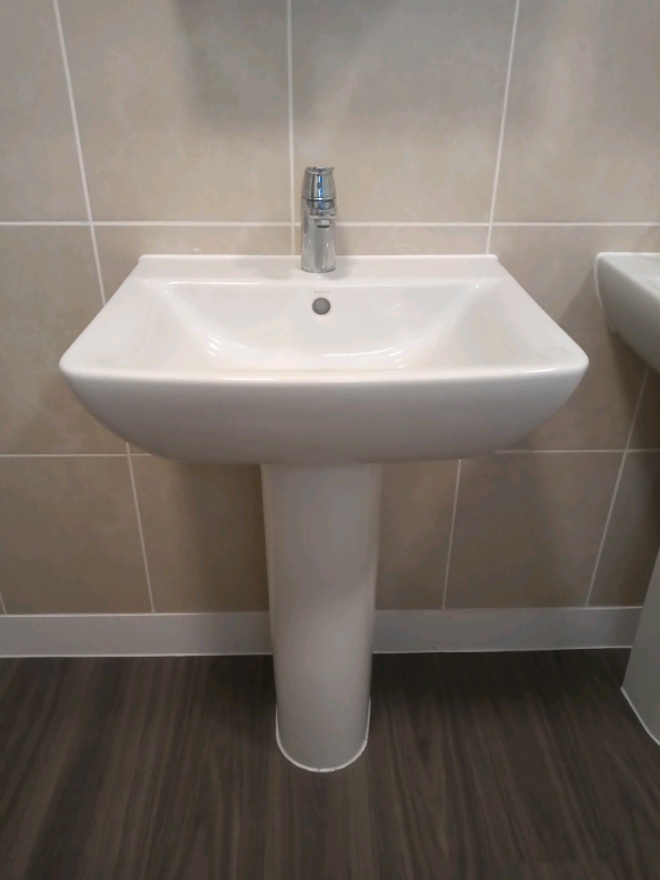 Sottini White Pedestal Sink in York, North Yorkshire Gumtree