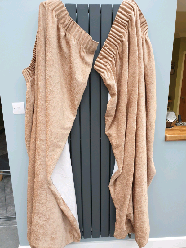 Gold Dunelm curtains in Charing, Kent Gumtree