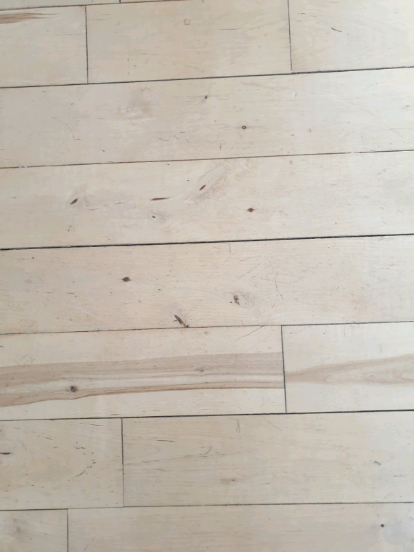 Solid maple tongue and groove wooden floor in Middlesbrough, North
