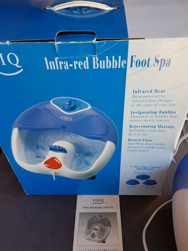 Visiq infrared bubble foot spa. As new in Kilmarnock, East Ayrshire Gumtree