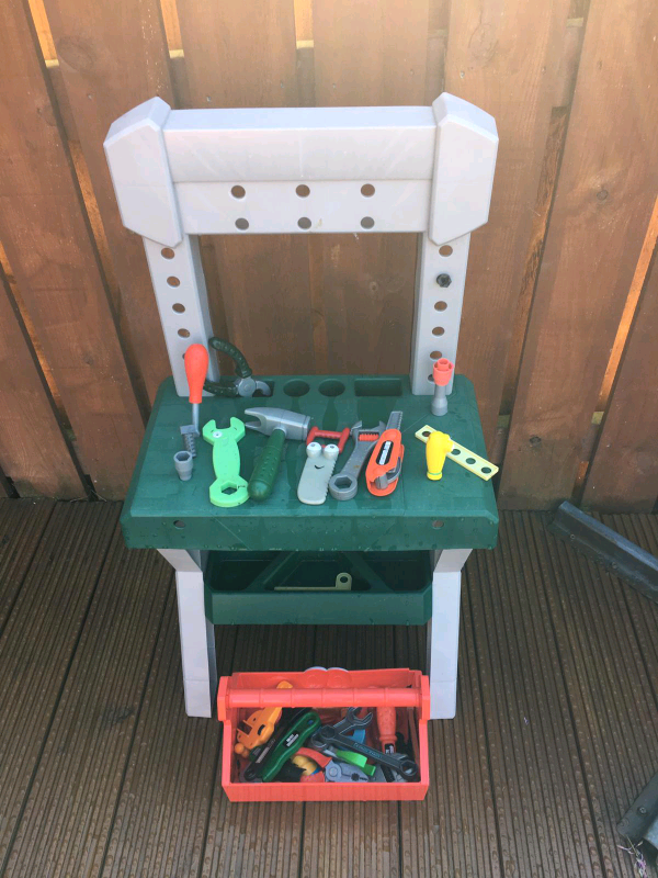 Kids Work Bench Diy Building Tools Pretend Play Toy In Dyce