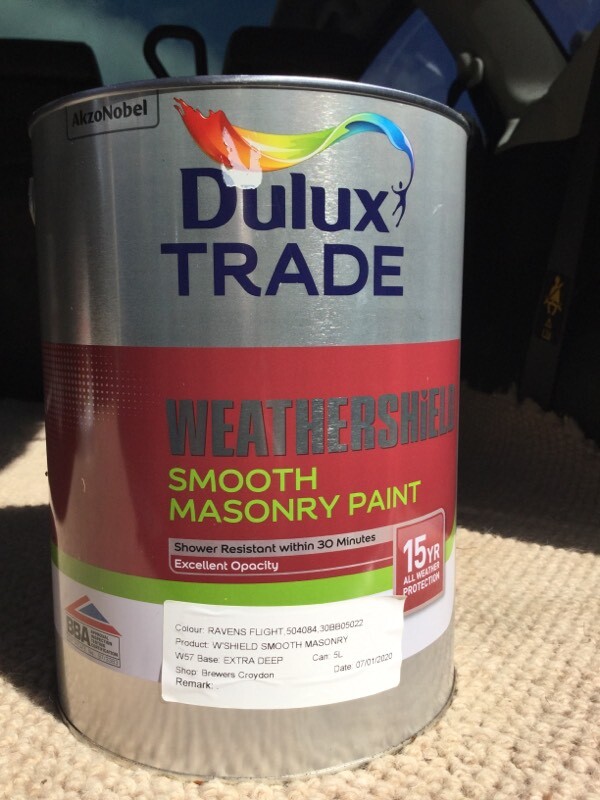 Dulux Weathershield Blue 15 Year Masonry Paint Exterior
