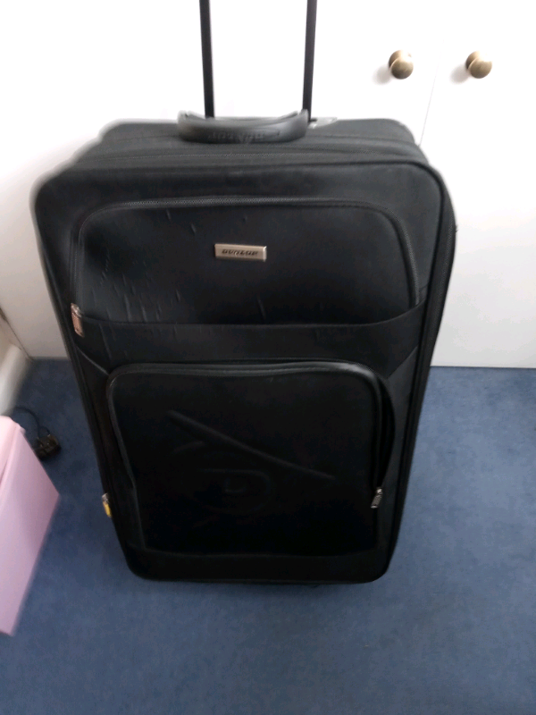 Dunlop suitcase large on wheels used once cost 50 sell25 in Lancing