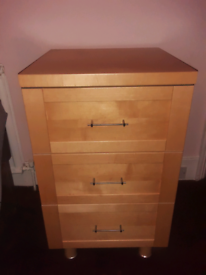 Set of 2 Bedside Tables Small Cabinet Storage 