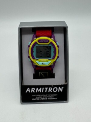 Armitron Multicolored Unisex Sports Watch Water Resistant New In Box