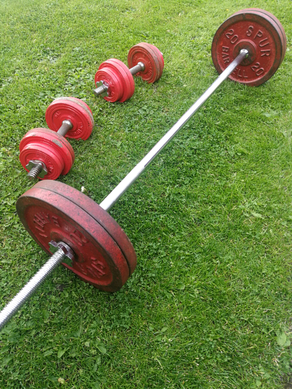 Weights, barbell and dumbbells set in Prestatyn, Denbighshire Gumtree