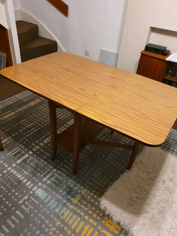 Mid Century gateleg table and four chairs. SOLD PENDING. | in Newton