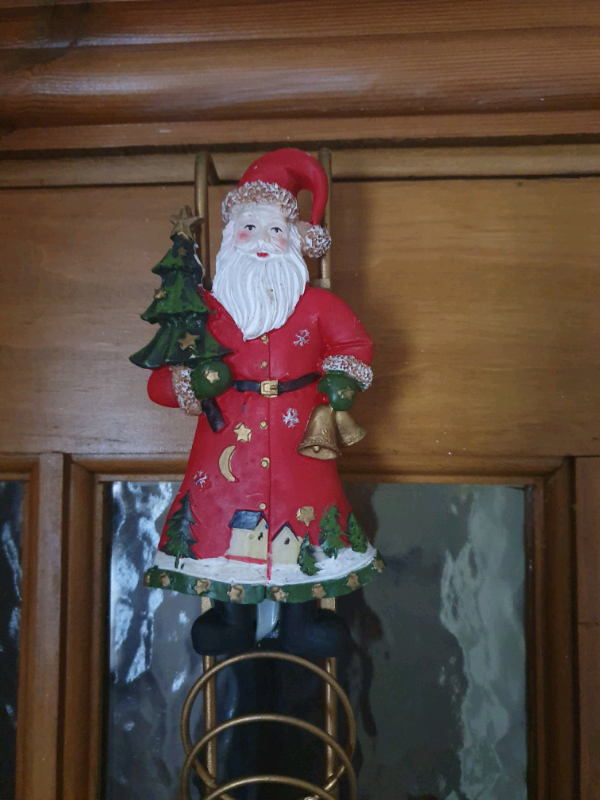 2 X Father Christmas Metal Card Holder In Frome Somerset Gumtree