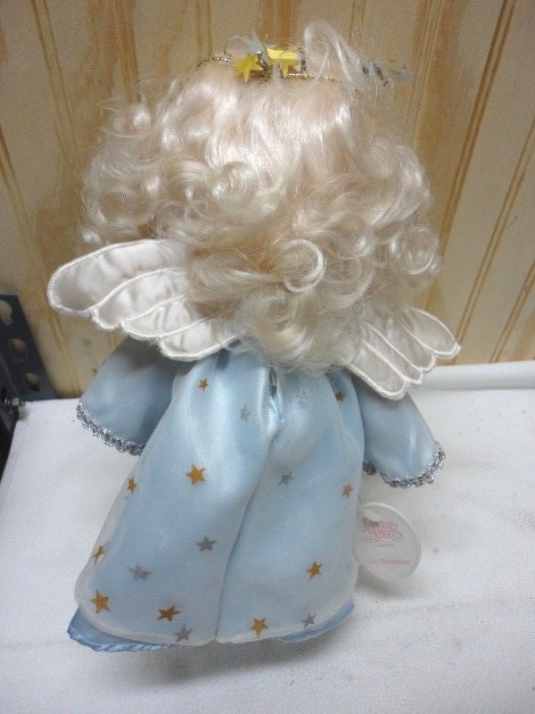 VTG. Precious Moments Composite Doll - Fairy w/Star Halo & Wand  1999