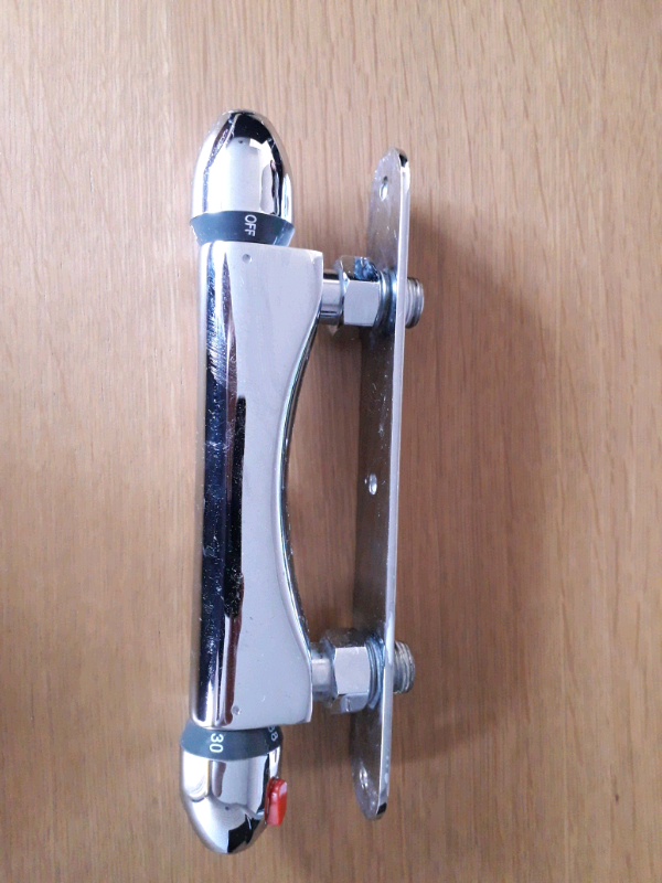 RIZE EXPOSED THERMOSTATIC MIXER SHOWER VALVE FIXED CHROME in Pollok