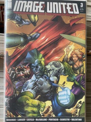 IMAGE UNITED # 3  ERIK LARSEN COVER  OMEGA SPAWN MOVIE IMAGE COMICS