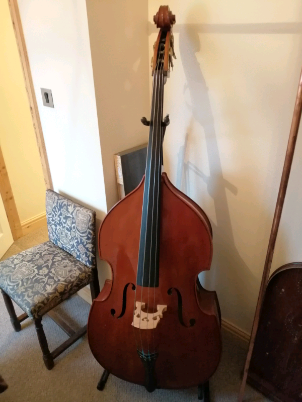 Stentor 1/2 size double bass with accessories in Splott, Cardiff