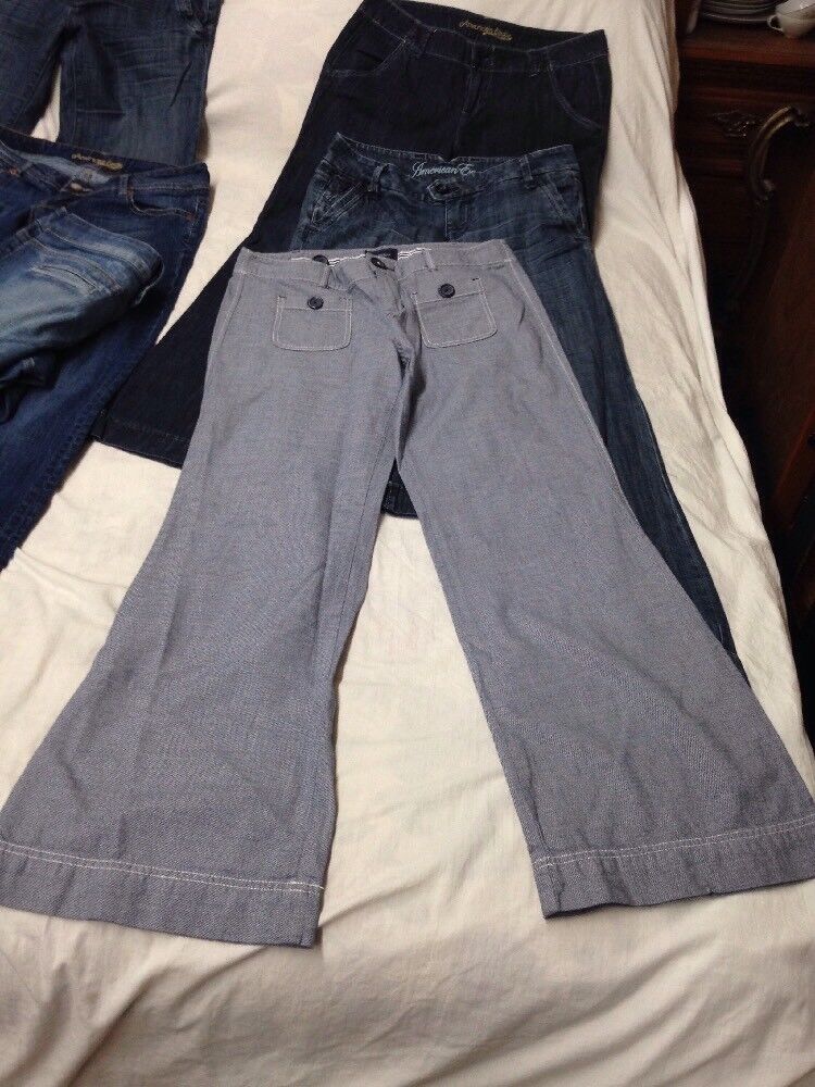 Lot of 6 AMERICAN EAGLE Women's 3 size 10 Long, 3 size 10 Regular