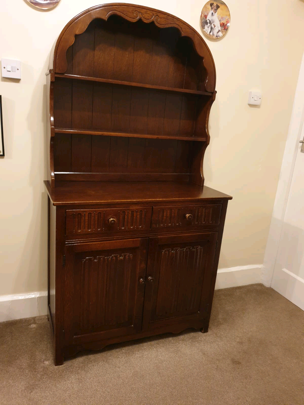 Solid Wood Welsh Dresser Mahogany Coloured In Ilkeston