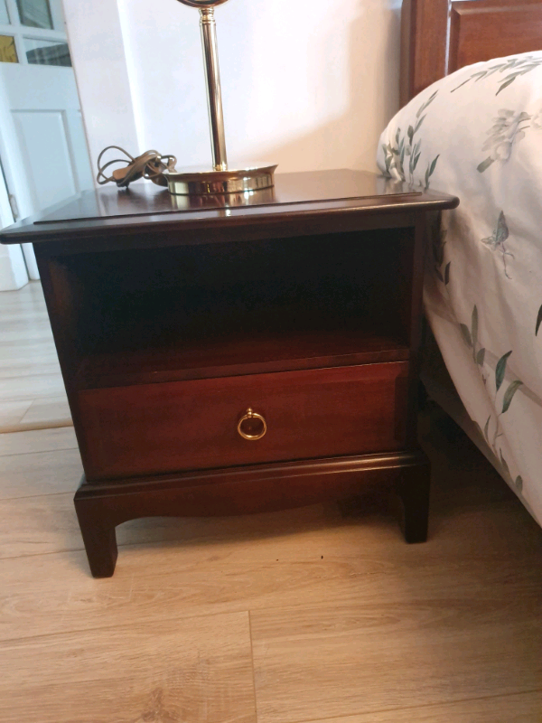 Pair Of Stag Bedside Cabinets Mahogany In Southside Glasgow