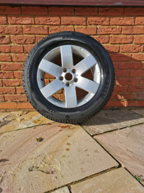 Unused 235/60R 17c tyre with alloy