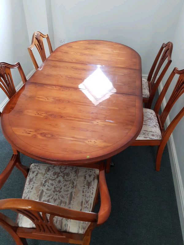 French polish Table and chairs in Beeston, Nottinghamshire Gumtree