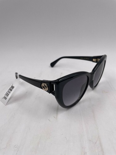 Pre-owned Gucci Sunglasses Gg0877s Black/grey 56-18-130 Women Black Case In Gray