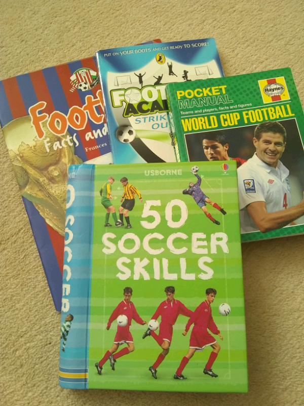 Usborne 50 Soccer Skills + 3 football books in Upton, Cheshire Gumtree