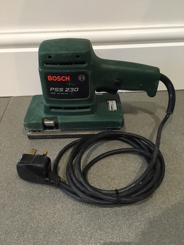 Bosch PSS 230 Orbital Sander PROFI Dry & Wet sanding, 240vV, 150W, 10