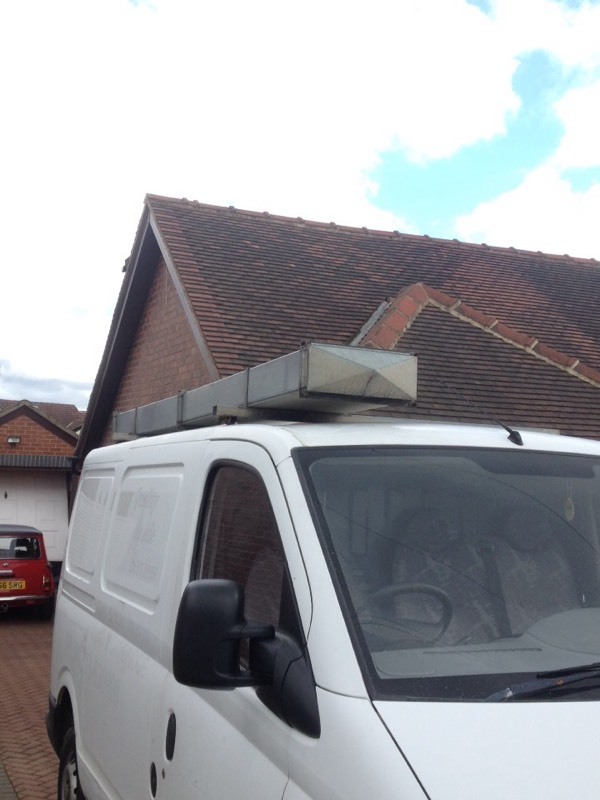 3m Van Roof Rack Box Lockable Storage Plummers Pipe Tube Carrier not